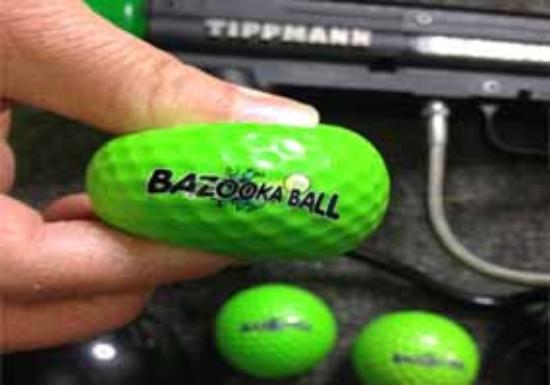 Bazooka Balls are squish. BAZOOKA BALL ARE SQUSHY!